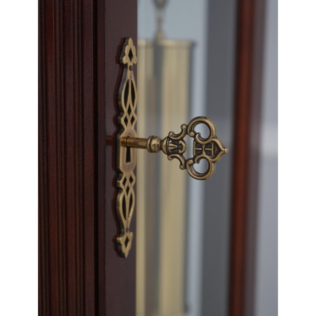Howard Miller Inlaid Mahogany Grandfather Clock For Sale - Image 11 of 18