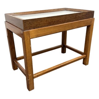 Vintage Display Side Table For Sale