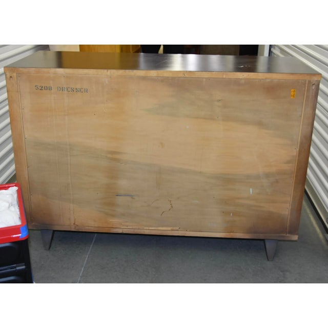 American of Martinsville Mid-Century Modern American of Martinsville Eight Drawer Bamboo Dresser For Sale - Image 4 of 12