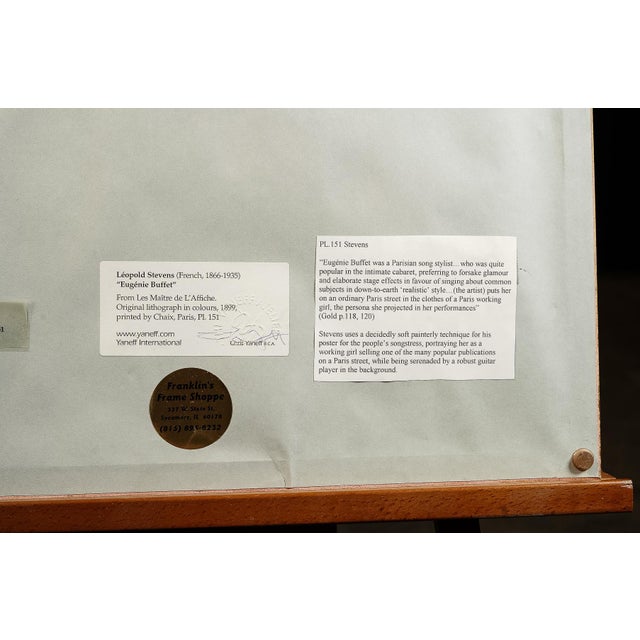 Artist: Léopold Stevens (1860-1935) Date: 1897 Medium: Lithograph Style/Movement: Art Nouveau Dimensions: 17.5" W x 21" H...