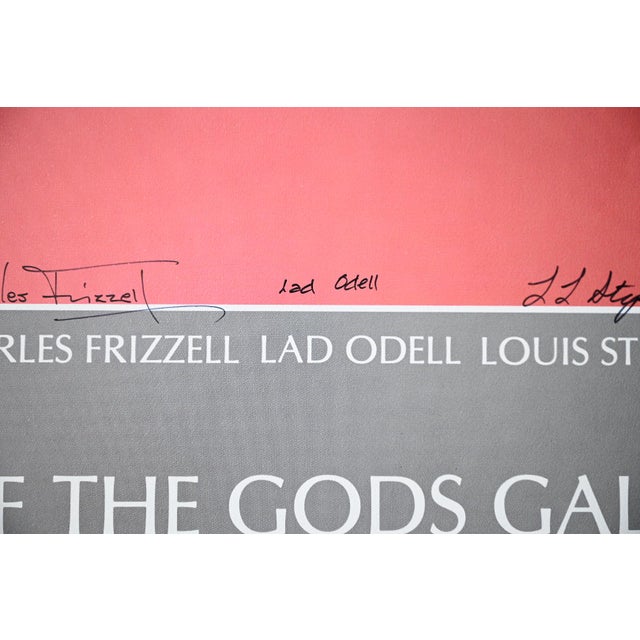 Paper Signed 1983 “Four Feathers” Garden of the Gods Gallery Poster – Charles Frizzell, Robert Dorman and More For Sale - Image 7 of 10