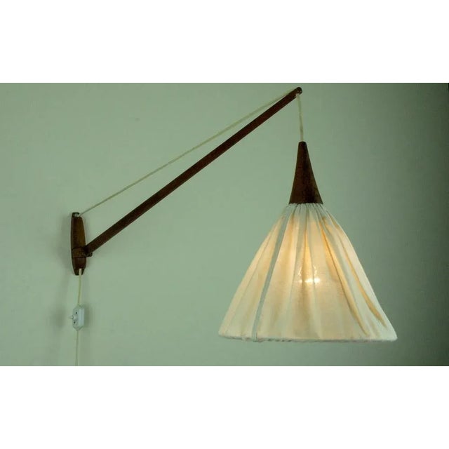 1960s Model 734 Wall Lamp by Uno & Östen Kristiansson for Luxus, Vittsjö, Sweden, 1960s For Sale - Image 5 of 9