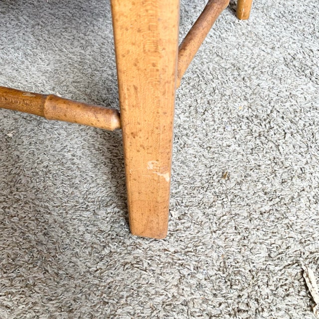 Mid Century Chiboiserie Faux Bamboo Dining Chairs by American of Martinsville - Set of 6 For Sale - Image 12 of 12