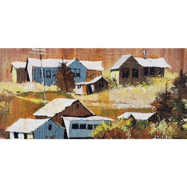 Frederick Colbus (California, 1917-1986) Original Oil on Panel C.1960s For Sale In San Francisco - Image 6 of 9