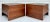 Brown Vintage Baughman-Style Wood Side Tables With Metallic Top For Sale - Image 8 of 13