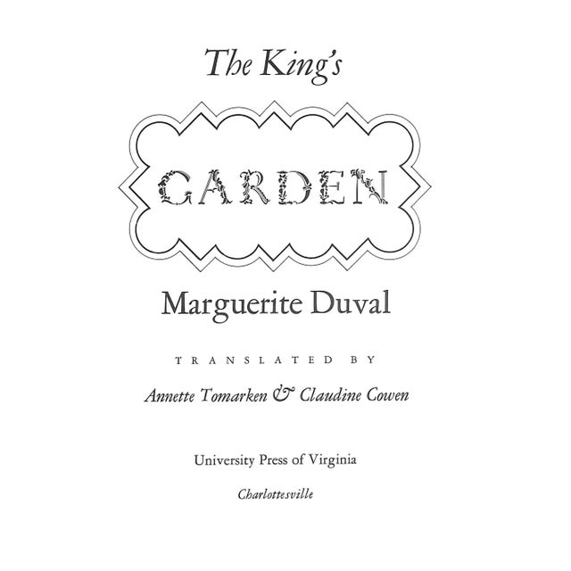 DUVAL, Marguerite [214] pp. University Press of Virginia 1982 10 1/4" x 7 1/4" First English language edition. First...