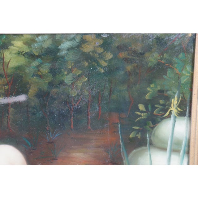 Mid 20th Century The Rescue Cupid Recovering His Quiver Oil Painting After Emile Munier 44" For Sale - Image 6 of 13