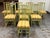 McGuire Furniture Pistachio Bamboo + Leather Dining Table + Set of Eight Chairs For Sale - Image 10 of 12
