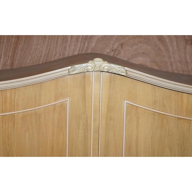 Large Light Walnut Wardrobe, 1940s For Sale - Image 6 of 18