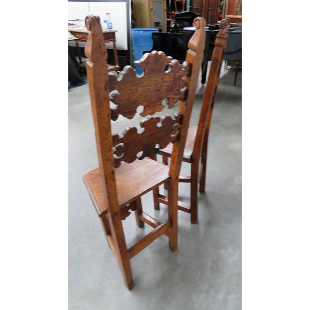 Early 20th Century Continental Side Chairs- A Pair For Sale In Philadelphia - Image 6 of 9