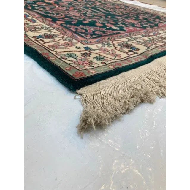 1980s Sino Persian Tabriz Rug, 4' X 6' For Sale - Image 5 of 6