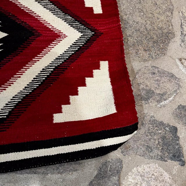 Early 20th Century Style of Navajo American Indian Wall Hanging Tapestry Art For Sale - Image 4 of 12