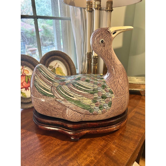 Perfect to display as a centerpiece or on a sideboard, this tureen has a chinoiserie flair. Part of a collection amassed...