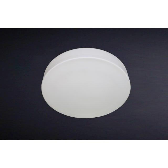 Large Round Opaline Ceiling or Wall Light from Staff Leuchten, Germany, 1970s For Sale - Image 10 of 18