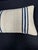 Turkish Hemp Pillow Cushion Natural Beige Blue Cushion Cover 14"x45" For Sale - Image 4 of 4