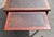 Burnt Umber French Neoclassical Mahogany Leather Top Desk With Ormolu Urn Mounts & Pull-Out Slides For Sale - Image 8 of 12