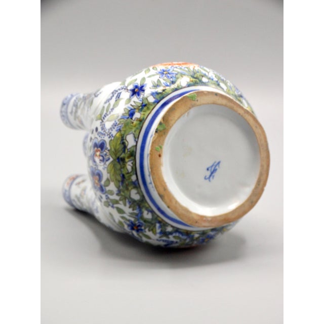 Antique French Quintal Tulipiere Vase For Sale - Image 9 of 9