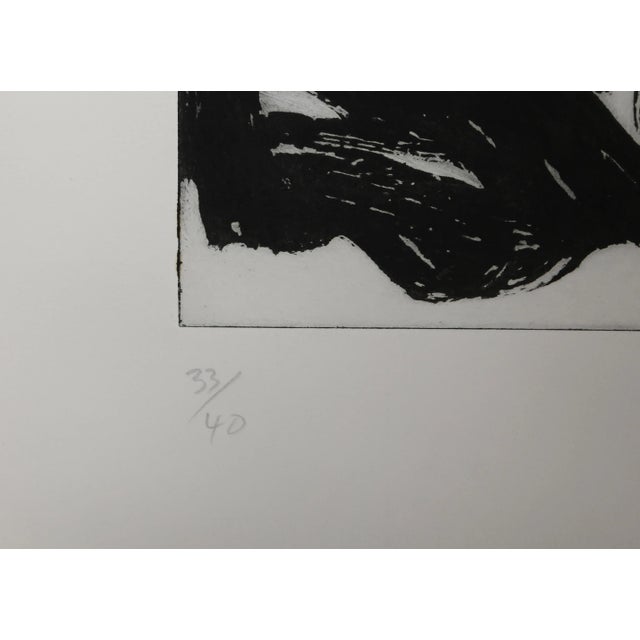 Richard Bosman, Revenge of the Cat, Sugarlift Etching For Sale - Image 4 of 6