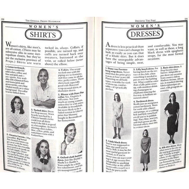 White "The Official Preppy Handbook Uk Edition" 1981 Birnbach, Lisa [Edited By] For Sale - Image 8 of 16