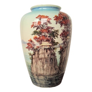 Large Floor Vase from Ulm Ceramics, 1950s For Sale