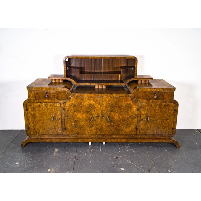 Wood Art Deco Side Table by Franciszek Najder, 1920s For Sale - Image 7 of 13