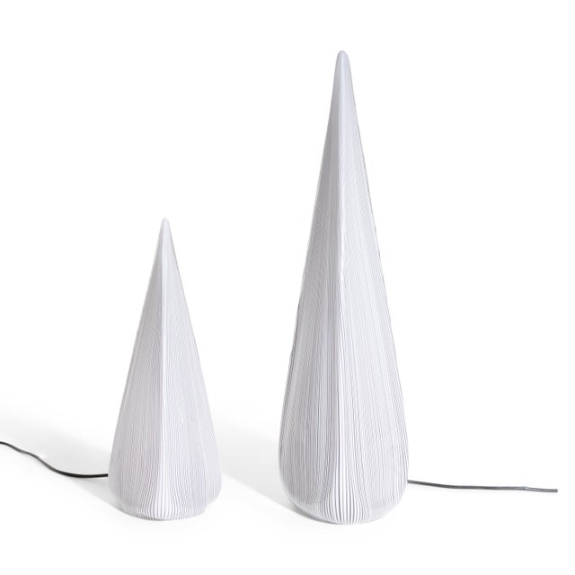 1970s Pair of Italian Art Glass table Lamps For Sale - Image 11 of 18