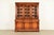 Grange French Louis Philippe Carved Cherry Wood Breakfront Bookcase Cabinet, Circa 1960s For Sale - Image 17 of 17