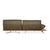 Green Olive Green Leather Marylin Corner Sofa with Manual Function from Koinor For Sale - Image 8 of 9