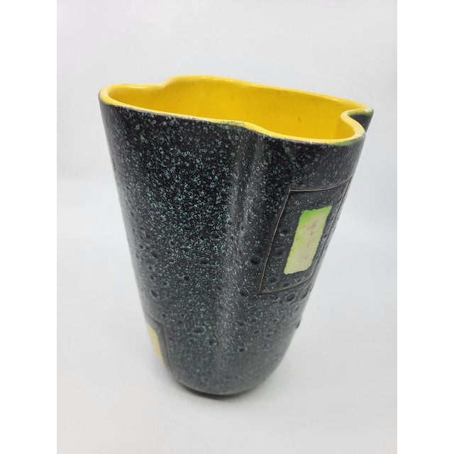 Mid-Century Modern Ceramic Vase from Poët-Laval, France, 1950 For Sale - Image 3 of 13