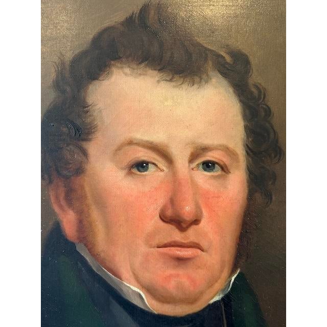 Late 19th Century Antique 19th Century Father & Daughter Original Oil Portrait Painting c.1880 For Sale - Image 5 of 8