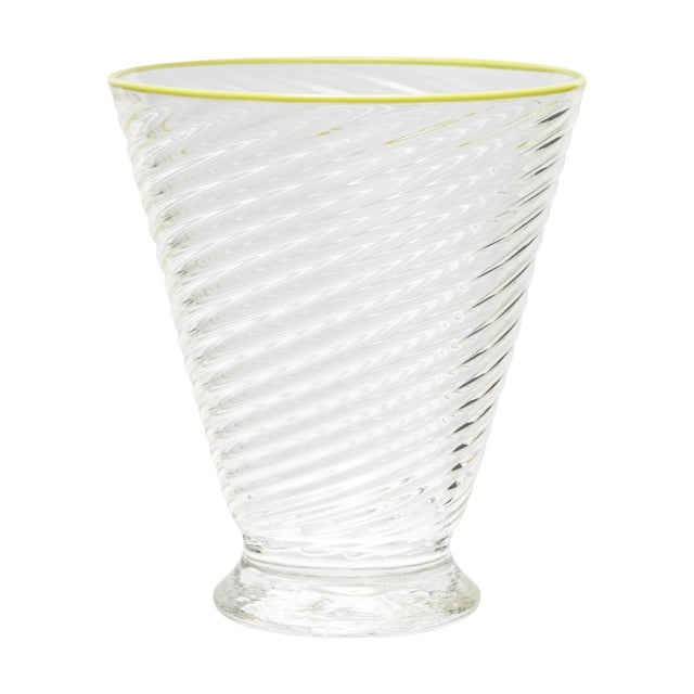 Add a thoughtful flair of fancy to your table with Celerie Kemble's glassware in whimsical color combinations and modern...