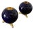 Cobalt Candlesticks from Lindner Kueps Bavaria, Germany, 1950s, Set of 2 For Sale