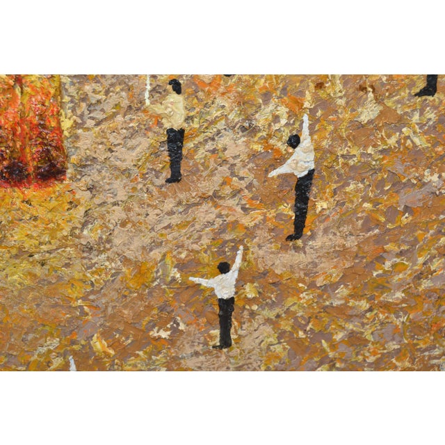 Eduardo Esquivel Solario (Solarium) Acrylic Paint Framed Wall Art 2005 Signed For Sale In Miami - Image 6 of 13