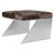 Metal LV Ottoman in Aluminum by Pietro Franceschini For Sale - Image 7 of 7