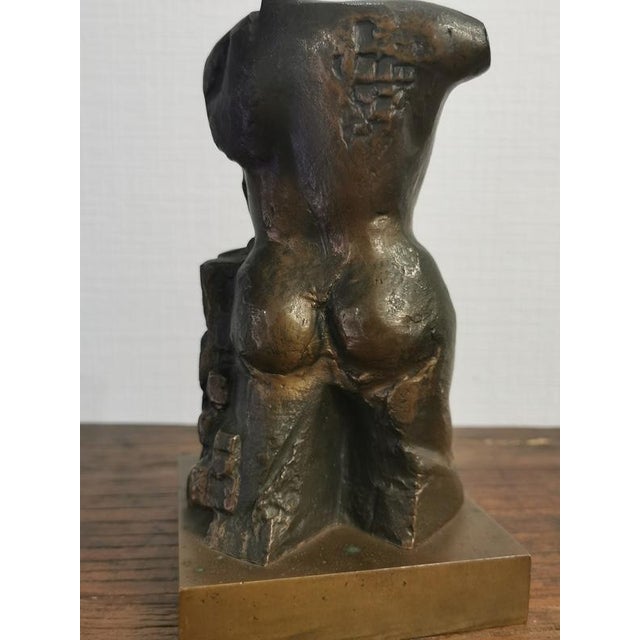 Envelope Sculpture in Bronze by Edmondo Cirillo, 1980s For Sale - Image 6 of 14