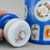Late 19th-Century Cobalt Blue Opaline Glass Perfume Bottle With Hand-Enameled Florals For Sale - Image 4 of 9