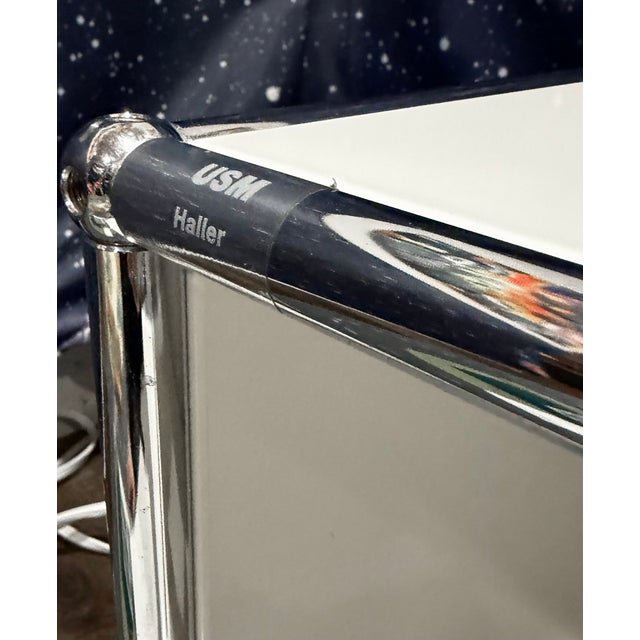 Usm Haller White Storage Credenza For Sale - Image 11 of 11