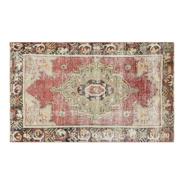 1960s Turkish Oushak Rug For Sale