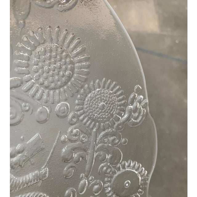 Vintage Swedish Doran Glass Plate by Goran Warff for Kosta Boda For Sale - Image 15 of 18