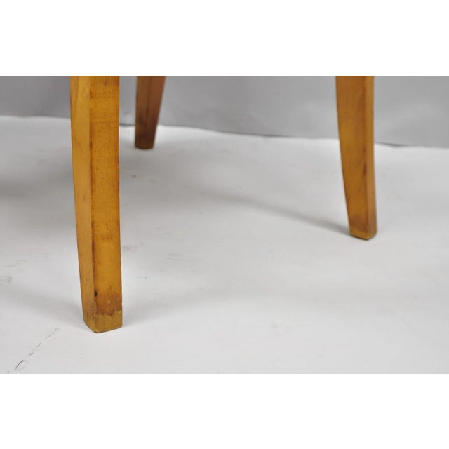 Biedermeier Empire Style Maple Wood Double X Back Dining Room Chairs - Set of 6 For Sale - Image 12 of 18