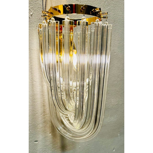 Metal Trilobo Wall Lights by Paolo Venini for Venini For Sale - Image 7 of 9