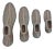 Cast Iron Cobbler Shoe Forms - Set of 4 For Sale