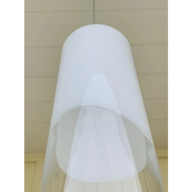 Murano Style Cylinder Pendant Light For Sale - Image 11 of 13