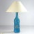 Blue and Gold Ceramic Table Lamp from Bitossi, 1960s For Sale - Image 6 of 11