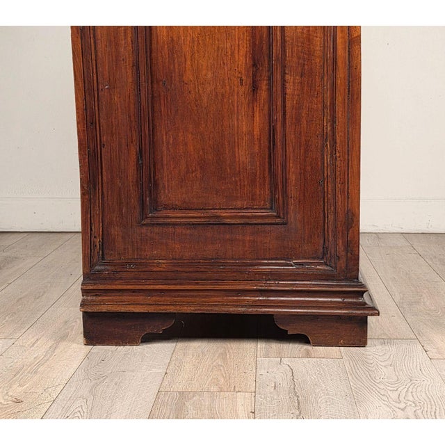Wood Italian Baroque Walnut Cabinet/Buffet/Sideboard, Circa 1760 For Sale - Image 7 of 11