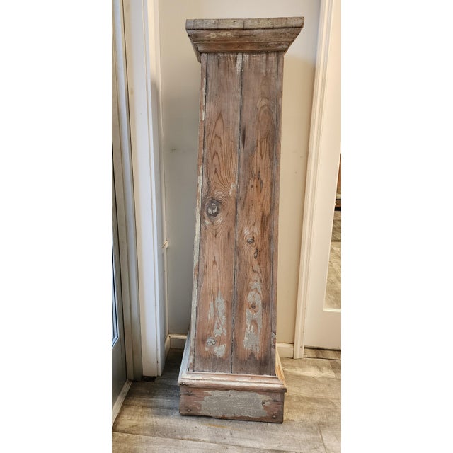 Farmhouse Antique Architectural Plinth/Pedestal For Sale - Image 3 of 10