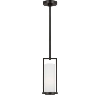 Thom Filicia by Visual Comfort Studio Sherwood 1-Light Mini Pendant in Aged Iron For Sale