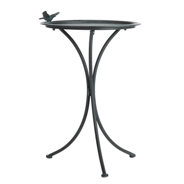 Contemporary Kensi Bird Bath - Antique Gray For Sale - Image 3 of 10