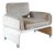 Space Age Bentwood and Velvet Lounge Chair on Castors, 1970s For Sale