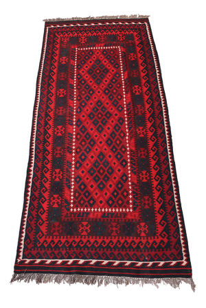 Vintage Handwoven Afghan Kilim Rug, 1980s
